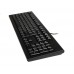 Клавіатура A4Tech KR-85 PS/2 (Black), Comfort Key чорна