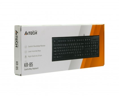 Клавіатура A4Tech KR-85 PS/2 (Black), Comfort Key чорна Клавіатура A4Tech KR-85 PS/2 (Black), Comfort Key чорна