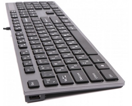 Клавіатура A4Tech KV-300H USB, сіра,  X-Key + USB порт.