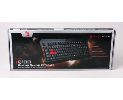 Клавіатура Bloody Q100,чорна, Інноваційна ігрова Клавіатура Bloody Q100,чорна, Інноваційна ігрова