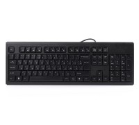 Клавіатура A4Tech KRS-83 USB, чорна, 104клав, Великий Enter Comfort Rounded Edge keyboard X-slim