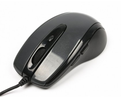 Миша A4Tech N-708X (Glossy Grey)  V-Track USB, 1600 dpi, чорна-сіра