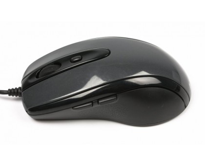 Миша A4Tech N-708X (Glossy Grey)  V-Track USB, 1600 dpi, чорна-сіра
