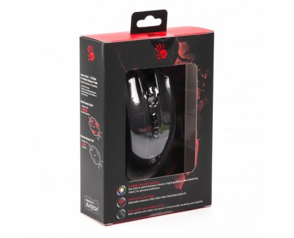 Миша ігрова A4-Tech Bloody Q81, чорна, з підсвічуванням Circuit, USB Миша ігрова A4-Tech Bloody Q81, чорна, з підсвічуванням Circuit, USB