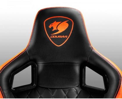 Крісло ігрове ARMOR S, дихаюча екошкіра, сталевий каркас, чорний+помаранчевий Крісло ігрове ARMOR S, дихаюча екошкіра, сталевий каркас, чорний+помаранчевий