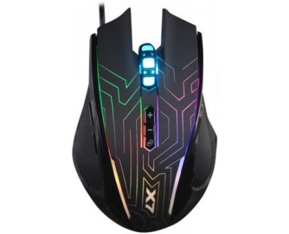 Миша ігрова A4Tech X87 (Maze), USB, X7 Oscar Neon, Optical 2400 CPI, чорна Миша ігрова A4Tech X87 (Maze), USB, X7 Oscar Neon, Optical 2400 CPI, чорна