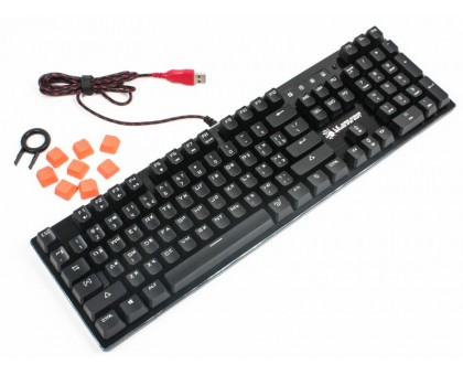 Механічна клавіатура A4Tech Bloody B820R ігрова, USB, LED-підсвічування, Full Light Strike Red Механічна клавіатура A4Tech Bloody B820R ігрова, USB, LED-підсвічування, Full Light Strike Red