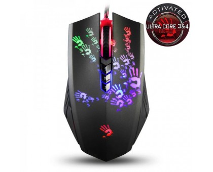 Миша ігрова A4-Tech Bloody A60A (Black) Activated, Gaming, металеві ніжки, чорна Миша ігрова A4-Tech Bloody A60A (Black) Activated, Gaming, металеві ніжки, чорна