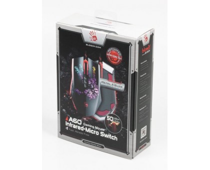 Миша ігрова A4-Tech Bloody A60A (Black) Activated, Gaming, металеві ніжки, чорна Миша ігрова A4-Tech Bloody A60A (Black) Activated, Gaming, металеві ніжки, чорна