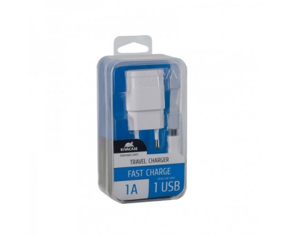 Мережевий зарядний пристрій RivaCase VA4111 WD1 (White) , 1USB, кабель micro USB, білого кольору Мережевий зарядний пристрій RivaCase VA4111 WD1 (White) , 1USB, кабель micro USB, білого кольору