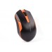 Миша A4Tech G3-200N (Black+Orange) USB V-Track , бездротова, 1000dpi, чорна+ помаранчевий