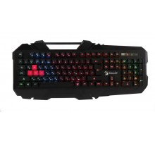 Клавіатура ігрова Bloody B150N (Black) USB, неонове підсвічування, ефекти "хвиля" та "дихання"