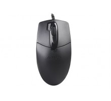 Миша A4Tech OP-730D USB, 1000 dpi, подвійне натискання, чорна