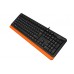 Клавіатура A4Tech Fstyler FK10 (Orange) , USB, чорний+ помаранчевий