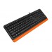 Клавіатура A4Tech Fstyler FK10 (Orange) , USB, чорний+ помаранчевий