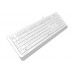 Клавіатура A4Tech FK10 (White) Fstyler Sleek Media Comfort, USB, біла