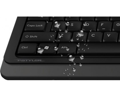 Комплект клавіатура+мишка A4Tech F1010 (Grey) Fstyler, дротовий, USB, чорний+сірий колір Комплект клавіатура+мишка A4Tech F1010 (Grey) Fstyler, дротовий, USB, чорний+сірий колір