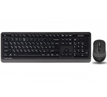 Комплект клавіатура+мишка A4Tech FG1010 (Grey) Fstyler,  бездротовий, USB, чорний+сірий