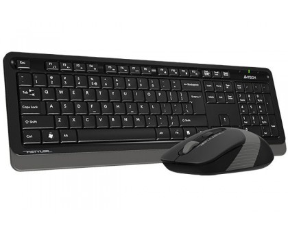 Комплект клавіатура+мишка A4Tech FG1010 (Grey) Fstyler, бездротовий, USB, чорний+сірий Комплект клавіатура+мишка A4Tech FG1010 (Grey) Fstyler, бездротовий, USB, чорний+сірий