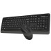 Комплект клавіатура+мишка A4Tech FG1010 (Grey) Fstyler, бездротовий, USB, чорний+сірий