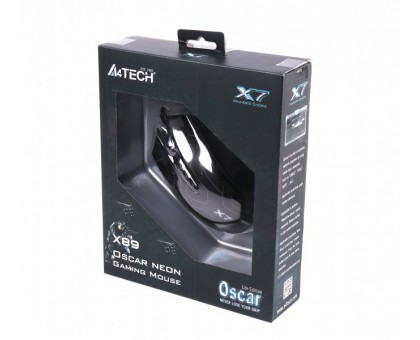 Миша ігрова  A4Tech X89 Maze Oscar Neon, USB