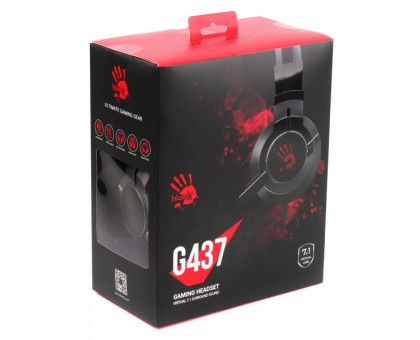 Гарнітура ігрова Bloody G437 з підсвічуванням USB Гарнітура ігрова Bloody G437 з підсвічуванням USB
