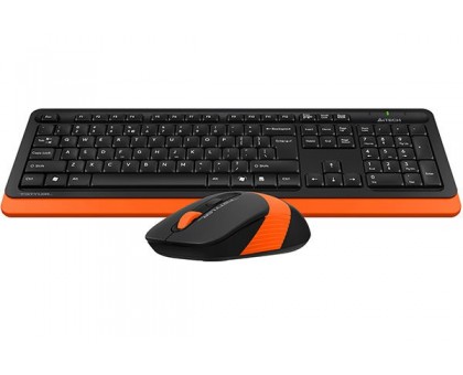 Комплект клавіатура+мишка A4Tech FG1010 (Orange) Fstyler, бездротовий, чорний+помаранчевий колір Комплект клавіатура+мишка A4Tech FG1010 (Orange) Fstyler, бездротовий, чорний+помаранчевий колір