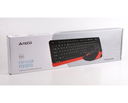 Комплект клавіатура+мишка A4Tech FG1010 (Orange) Fstyler, бездротовий, чорний+помаранчевий колір Комплект клавіатура+мишка A4Tech FG1010 (Orange) Fstyler, бездротовий, чорний+помаранчевий колір
