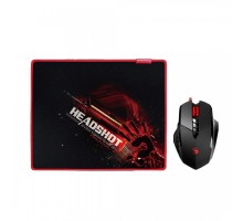 Комплект Миша ігрова A4-Tech Bloody V7M USB з килимком
