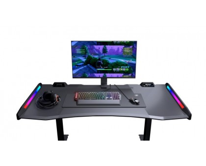 Стіл для геймера Cougar MARS, ергономічний дизайн, USB 3.0/Audio хаб, RGB підсвічування, регулювання висоти Стіл для геймера Cougar MARS, ергономічний дизайн, USB 3.0/Audio хаб, RGB підсвічування, регулювання висоти