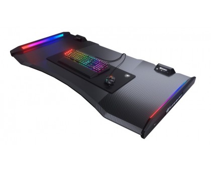 Стіл для геймера Cougar MARS, ергономічний дизайн, USB 3.0/Audio хаб, RGB підсвічування, регулювання висоти Стіл для геймера Cougar MARS, ергономічний дизайн, USB 3.0/Audio хаб, RGB підсвічування, регулювання висоти