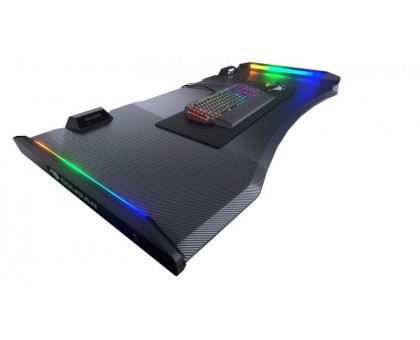 Стіл для геймера Cougar MARS, ергономічний дизайн, USB 3.0/Audio хаб, RGB підсвічування, регулювання висоти Стіл для геймера Cougar MARS, ергономічний дизайн, USB 3.0/Audio хаб, RGB підсвічування, регулювання висоти