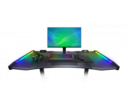 Стіл для геймера Cougar MARS, ергономічний дизайн, USB 3.0/Audio хаб, RGB підсвічування, регулювання висоти Стіл для геймера Cougar MARS, ергономічний дизайн, USB 3.0/Audio хаб, RGB підсвічування, регулювання висоти