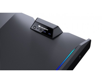 Стіл для геймера Cougar MARS, ергономічний дизайн, USB 3.0/Audio хаб, RGB підсвічування, регулювання висоти Стіл для геймера Cougar MARS, ергономічний дизайн, USB 3.0/Audio хаб, RGB підсвічування, регулювання висоти