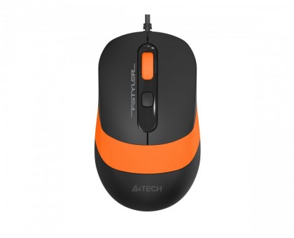 Миша A4Tech Fstyler FM10S (Orange), безшумна, USB, колір чорний+помаранчевий Миша A4Tech Fstyler FM10S (Orange), безшумна, USB, колір чорний+помаранчевий