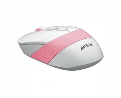 Миша бездротова A4Tech Fstyler FG10 (Pink), USB, колір білий+рожевий Миша бездротова A4Tech Fstyler FG10 (Pink), USB, колір білий+рожевий