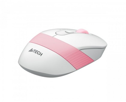 Миша бездротова A4Tech Fstyler FG10 (Pink), USB, колір білий+рожевий Миша бездротова A4Tech Fstyler FG10 (Pink), USB, колір білий+рожевий