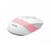 Миша бездротова A4Tech Fstyler FG10 (Pink), USB, колір білий+рожевий