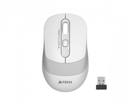 Миша бездротова A4Tech FG10S (White) Fstyler, безшумна, USB, 2000 dpi, колір білий Миша бездротова A4Tech FG10S (White) Fstyler, безшумна, USB, 2000 dpi, колір білий