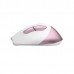 Миша бездротова A4Tech Fstyler FG35 (Pink), USB, колір білий+рожевий