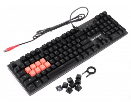 Клавіатура Bloody B760 сіра, механiчна ігрова, LK Green перемикачі, USB Клавіатура Bloody B760 сіра, механiчна ігрова, LK Green перемикачі, USB