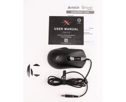 Миша ігрова A4Tech Bloody X5 Max, ESports Gaming X, 10 000 CPI, RGB, чорна Миша ігрова A4Tech Bloody X5 Max, ESports Gaming X, 10 000 CPI, RGB, чорна