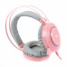 Гарнітура ігрова Bloody G521 (Pink) з мікрофоном, Hi Fi, 7.1 віртуальний звук, підсвічування 7 кольорів, USB рожеві