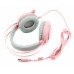 Гарнітура ігрова Bloody G521 (Pink) з мікрофоном, Hi Fi, 7.1 віртуальний звук, підсвічування 7 кольорів, USB рожеві
