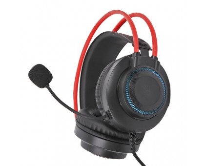 Навушники ігрові Bloody G200 (Black+Red) з мікрофоном, підсвічування 7 кольорів Навушники ігрові Bloody G200 (Black+Red) з мікрофоном, підсвічування 7 кольорів