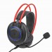 Навушники ігрові Bloody G200 (Black+Red) з мікрофоном, підсвічування 7 кольорів