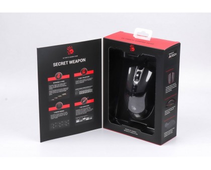 Миша ігрова A4Tech W90 Max Bloody (Stone black), активоване ПЗ Bloody, RGB, 10000 CPI, 50M натискань, чорний Миша ігрова A4Tech W90 Max Bloody (Stone black), активоване ПЗ Bloody, RGB, 10000 CPI, 50M натискань, чорний