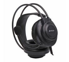 Навушники A4-Tech FH200U (Grey) USB з мікрофоном, Fstyler USB Stereo Headphone, сірий