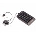 Клавіатура цифрова A4Tech FK13 (Grey), USB, кабель, що змотується (70 см) сіра