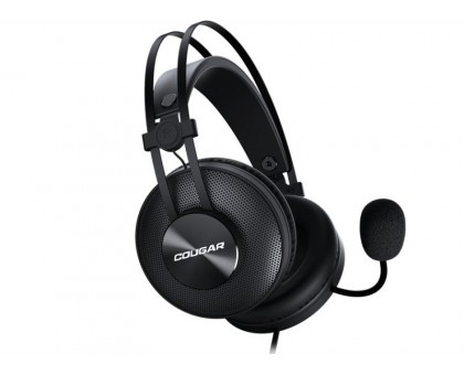 Ігрова гарнітура Cougar Immersa Essential Black, 40 мм драйвери, мікрофон з шумопригніченням